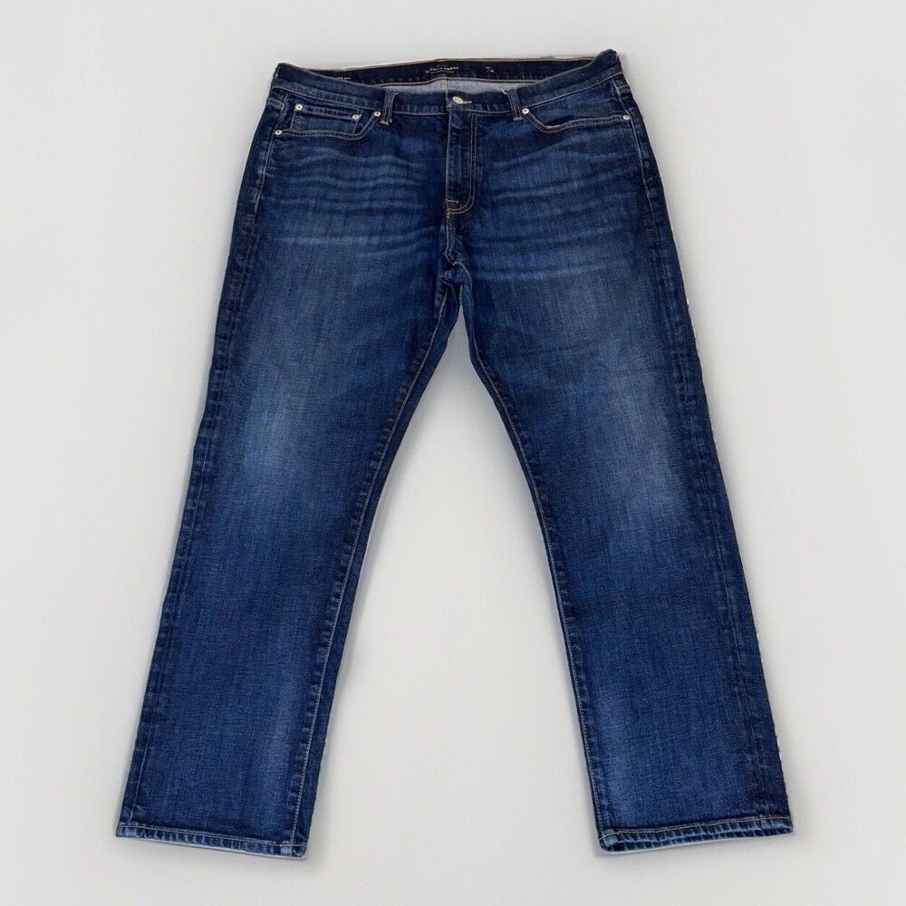 Mens Lucky Brand 410 Athletic 36x28 Slim Dark Wash Denim Jeans
